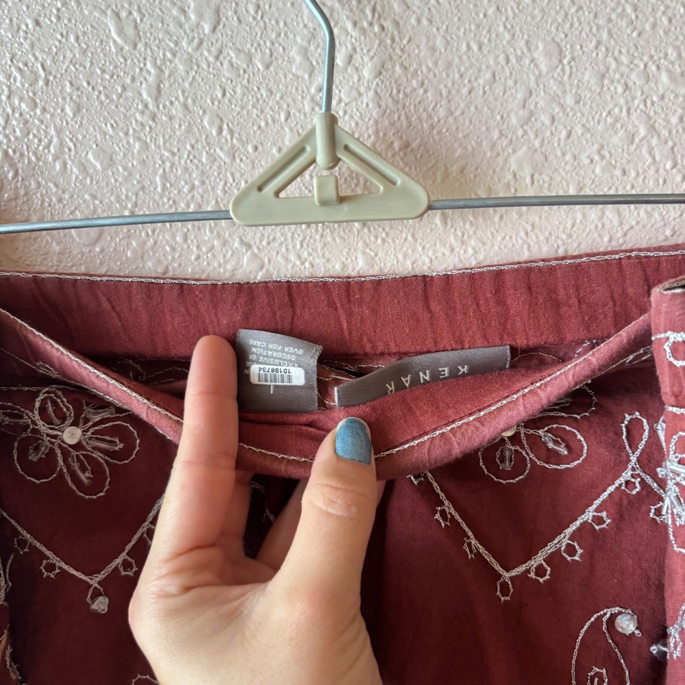 Y2K Whimsy Boho Sequined Maxi Skirt - Picture 6 of 6